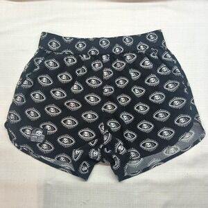 Lurking Class Womens XS Black All Over Print Shorts Board Beach